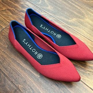 Rothys Chili Red The Point 6.5